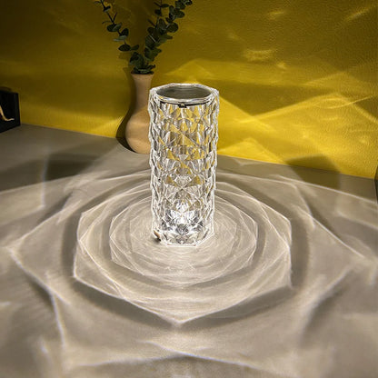 Lampe de table digitale en cristal