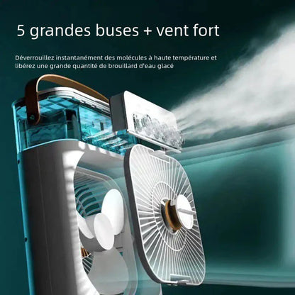 Ventilateur humidificateur 3 en 1